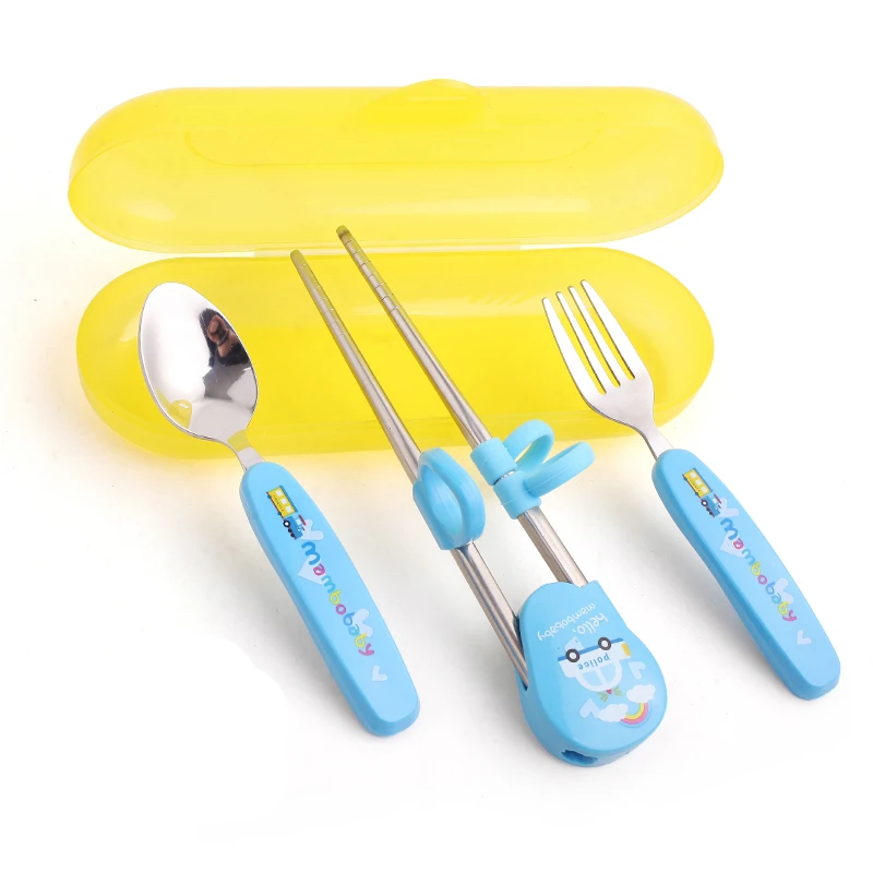 Best Selling Baby Children Tableware Stainless Steel Fork Spoon