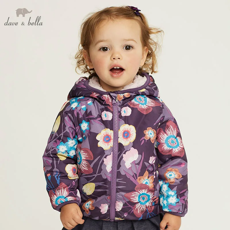 DB4258 C dave bella autumn infant baby girls fashion coat toddler girls