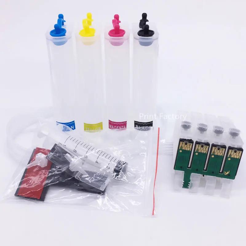 73N T0731N-T0734N CISS Ink System With Chip For Epson T10 T11 T20 T21 T40W T13 TX220 T20E TX213 C79 CX8300 CX5500 Without Ink