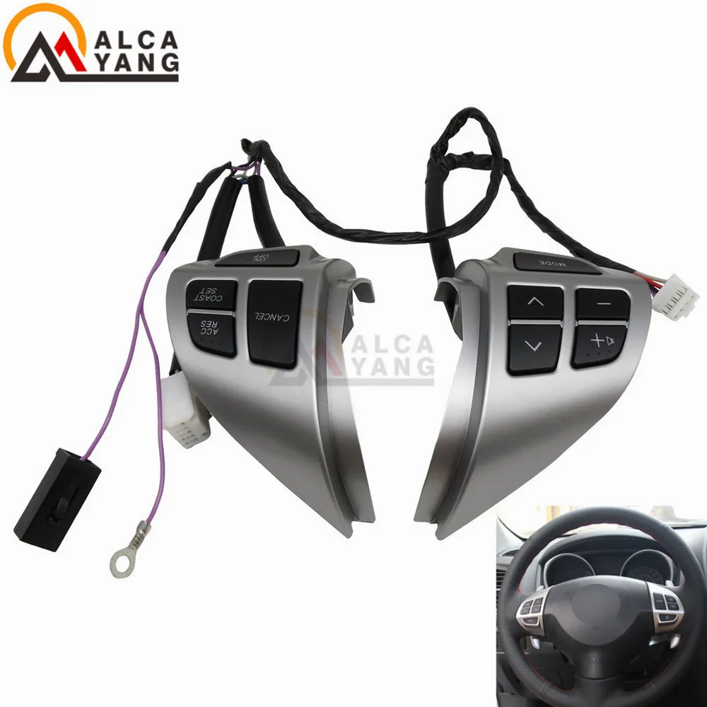 comprar Carro styling botões PARA Mitsubishi ASX botões com cabos de Multi função de controle da roda de direcção Do Carro Frete grátis
