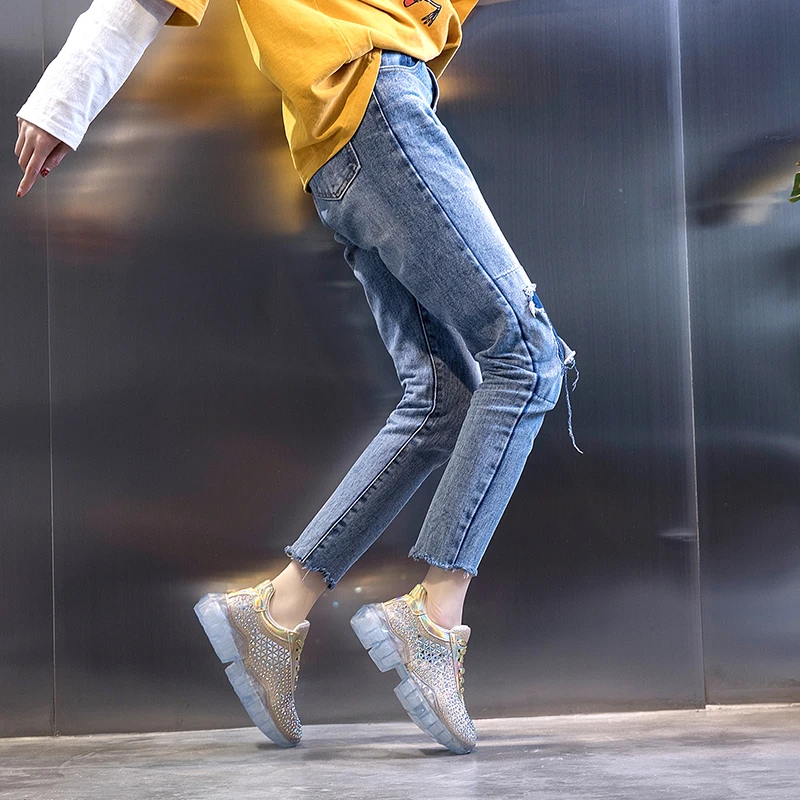 JELLYFOND Rhinestone Sneakers Women Platform Sneakers Luxury Casual Shoes Woman Chunky Trainers Ladies Dad Shoes Tenis Feminino JELLYFOND Rhinestone Sneakers Women Platform Sneakers Luxury Casual Shoes Woman Chunky Trainers Ladies Dad Shoes Tenis Feminino