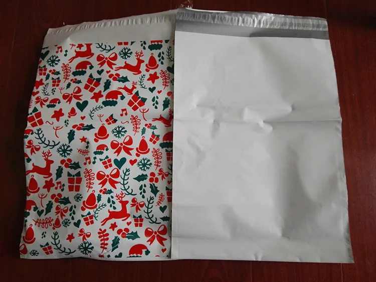 Leotriting толстые креативные рождественские поли почтовые клейкие Конверты Сумки Bolsa почтовые Подарочные Упаковочные пакеты X-mas подарки мешки