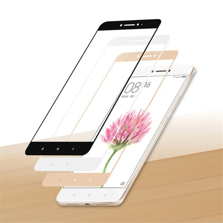 Полноэкранное защитное закаленное стекло для Xiaomi Redmi 4A 4X 5A 9H полное покрытие