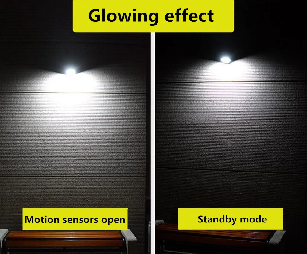 Levou ao ar Sensor de Movimento de Emergência Lâmpada de Parede 18 à Prova Água Livre Solar Jardim Pir 3.7 v d' Luz 14 Sensor De Movimento De Emergência Solar Lâmpada de Parede 3.7 V