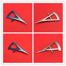 Калипер по Кастровьехо 20 мм винт регулировки суппорта офтальмологический хирургический инструмент