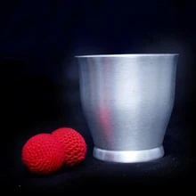 Высококачественная Магнитная чашка Волшебная алюминиевая отбивная чаша волшебные фокусы магический реквизит