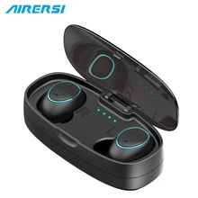 HTK18 TWS Invisible Bluetooth Headset Mini Wireless Earphone 3D Stereo Hands-free Noise Reduction Bluetooth Headphones and Power