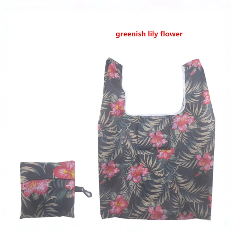 Мультяшная Водонепроницаемая Складная Сумка-тоут, легкая сумка для покупок, модная большая износостойкая многоразовая сумка для покупок - Цвет: M0048-13