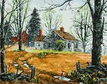 

cioioil-T547 Village Spring painting by numbers Hand Paint Framed Acrylic Picture coloring by numbers on canvas