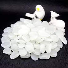 50 200 шт садовая светящаяся галька моллюски светящийся камень