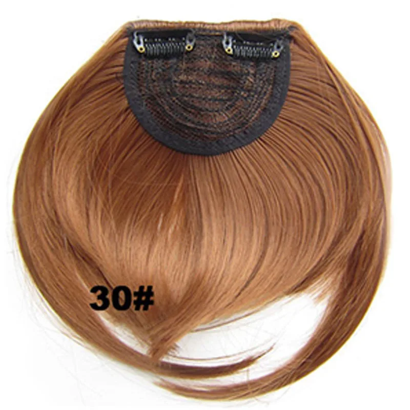 

Headband Blunt Bangs Fringe Neat With High-Temperature Chemical Fiber Silk Long Fringe Bangs Temples Natural Straight 7C1038