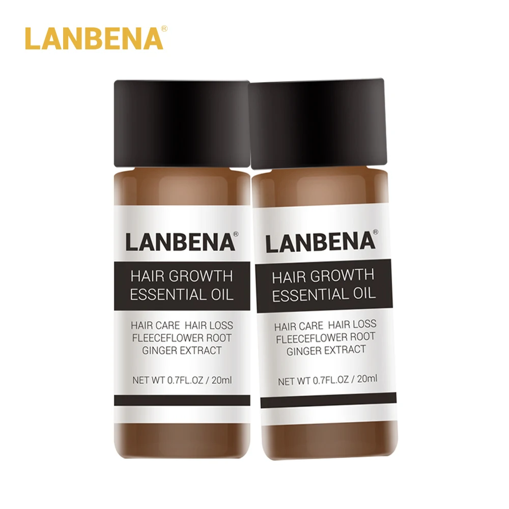 LANBENA pure essential oils Fast Powerful Hair Growth Products Regrowth Essence Liquid Treatment Preventing Hair oil essential