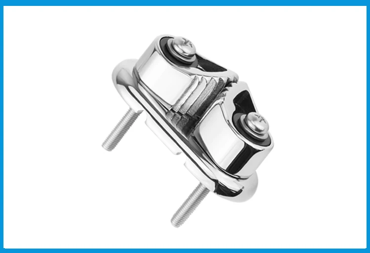Grampo com Fio Inoxidável Anel Principal Barco Grampos Matic Fairlead Marinha Veleiro Caiaque Canoa Bote Aço 316 Cam Mod. 374408 4 Automóveis e motos