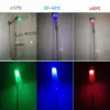Zloog LED 7 couleurs lumières changeante pomme de douche sans batterie automatique ionique filtre pierre pluie salle de bains pomme de douche ► Photo 3/6