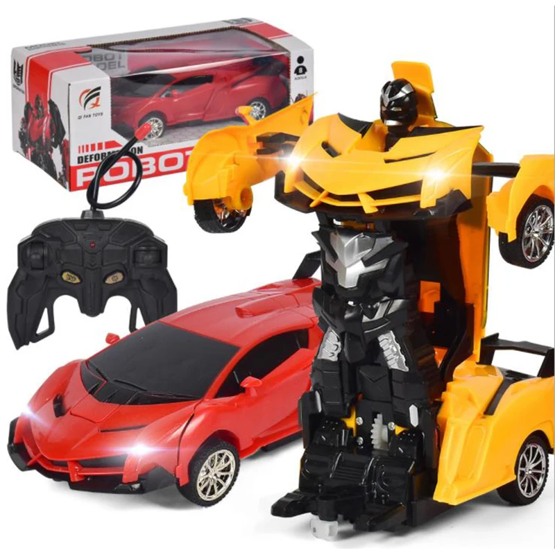 

Telecar Remote control toy car Toy electric model Metamorphosis robot