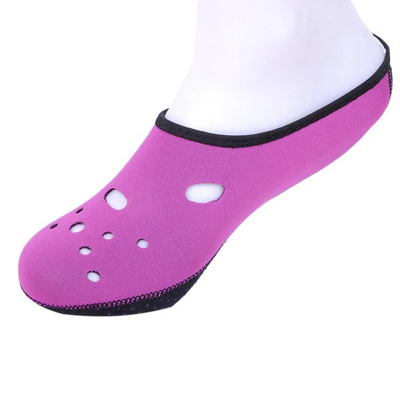 Мужская и Женская водонепроницаемая обувь; обувь для плавания; однотонная летняя пляжная обувь; пляжные кроссовки; носки; тапочки для мужчин; zapatos hombre - Цвет: Роза