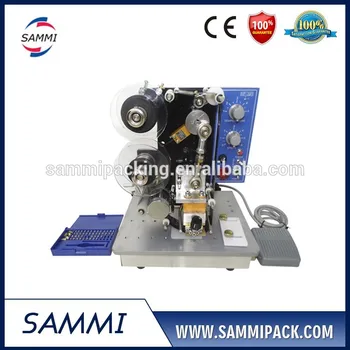 

semi automatic easy operation Kraft bag date printing machine