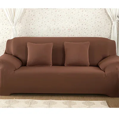 Чехлы на диванные кресла, чехлы на диване, тканевые однотонные чехлы для диванов, упругие Угловые Чехлы для диванов, l-образные эластичные чехлы для диванов - Цвет: 01