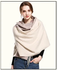 Brand Designer Winter Cashmere Scarf For Women Unisex Wool Scarf Pashmina Solid Color Tassels Ladies Stole Wrap Men Scarves