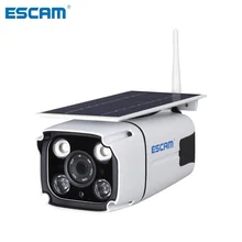 ESCAM QF260 wifi беспроводной IP67 Открытый 1080P 2.0MP солнечная батарея низкое энергопотребление PIR камера видеонаблюдения