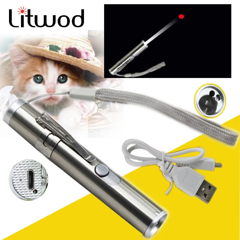 

Z90Litwod red laser mini led flashlight Pointer Pen flashlamp Teaching Presenter Light Laser with 4 design Logo
