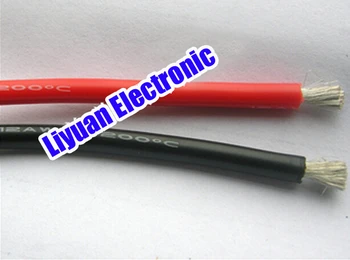 

Free shipping, 10M # 12AWG Soft Silicon Wire (outside diameter 4.5MM * 680 / 0.08) (Black 5m + Red 5m)