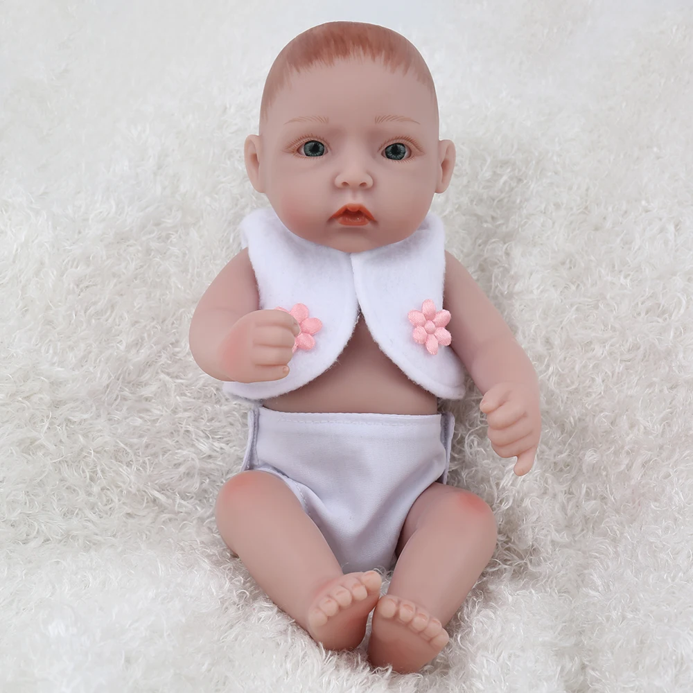 

NPKDOLL Reborn Baby Doll Girl Soft Silicone and cotton hand painted lovely Dolls Mini Boys Toys Fashion Hobbies Toy