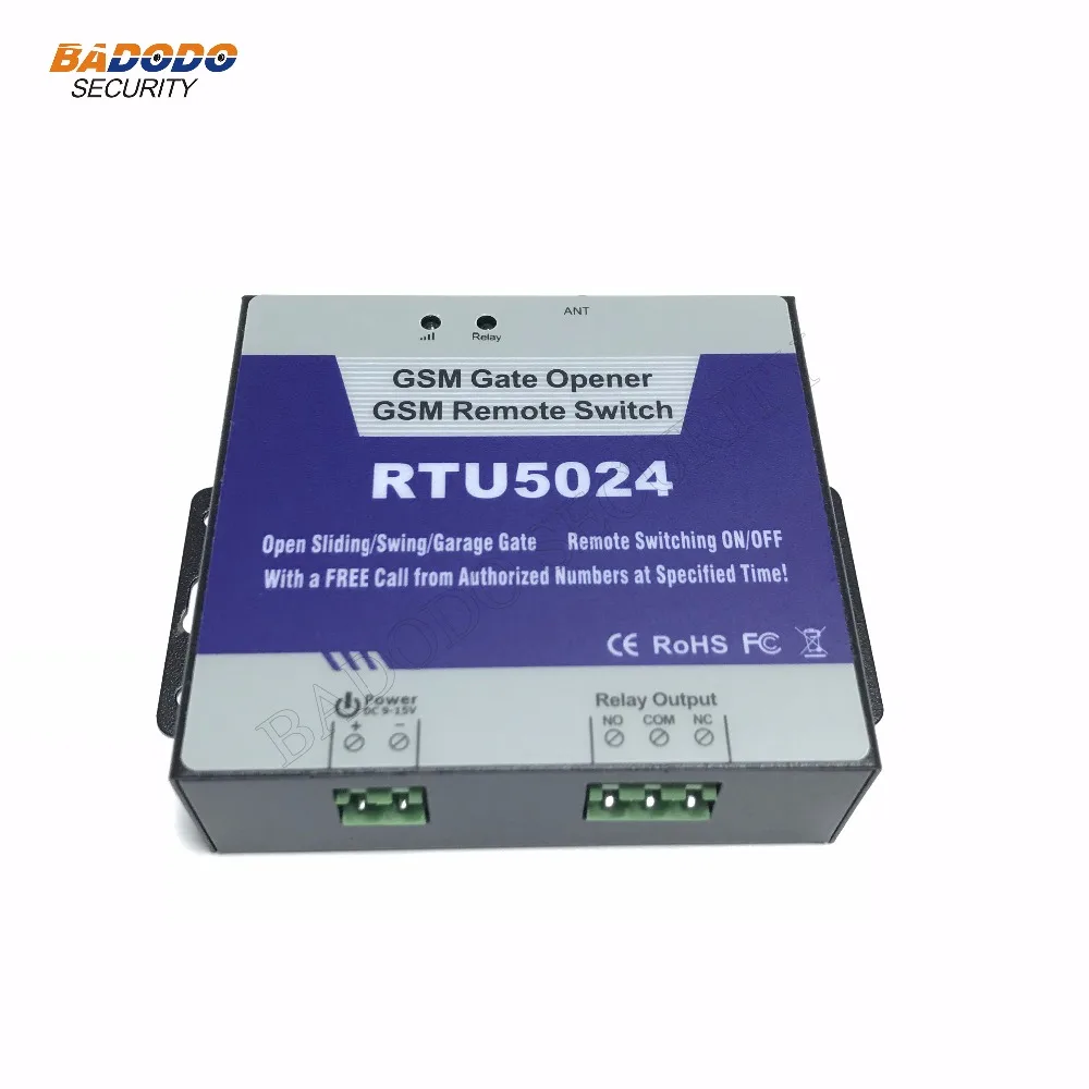 

GSM 2G 3G RTU5024 GSM Gate Opener Relay Switch Remote Access Control for sliding swing gate door opener garage gate opener
