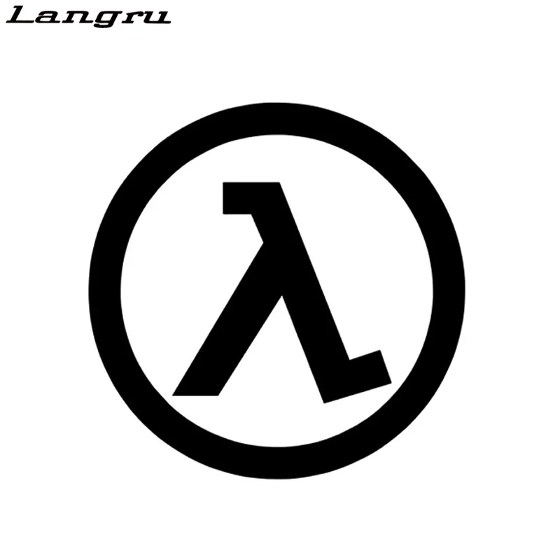 

Langru Half Life Logo Fashion Car Accessories Decorativ Stickers Car Styling Jdm