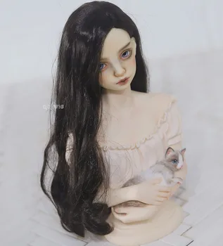

Free Shipping 1/4 Bjd Wig Long Wavy Wire Bjd Wig SD For BJD Doll