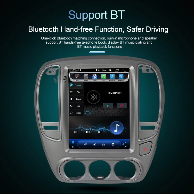 MEKEDE Tesla стиль 10 1 &quotAndroid 8 Автомобильная dvd навигационная система для Nissan Bluebird 2008 2009