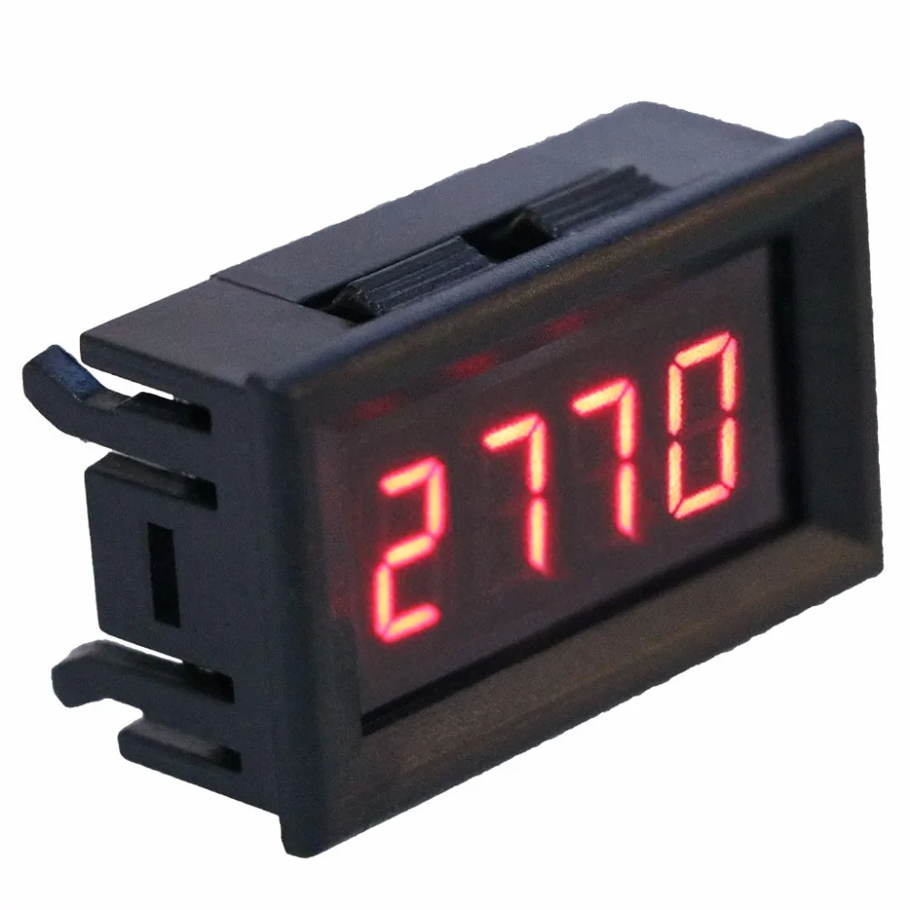 

2 in 1 LED Tachometer Gauge Digital RPM Voltmeter for Auto Motor Rotating Speed Tester Tools