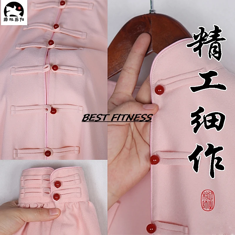 Новая одежда Tai Chi с пряжкой из агата для мужчин и женщин. Тонкая весенняя летняя
