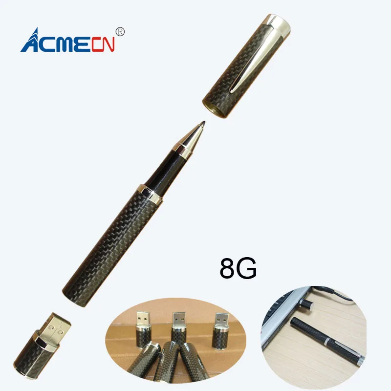 High Quality Carbon Fiber USB Pen 8GB for Computer and Laptop
