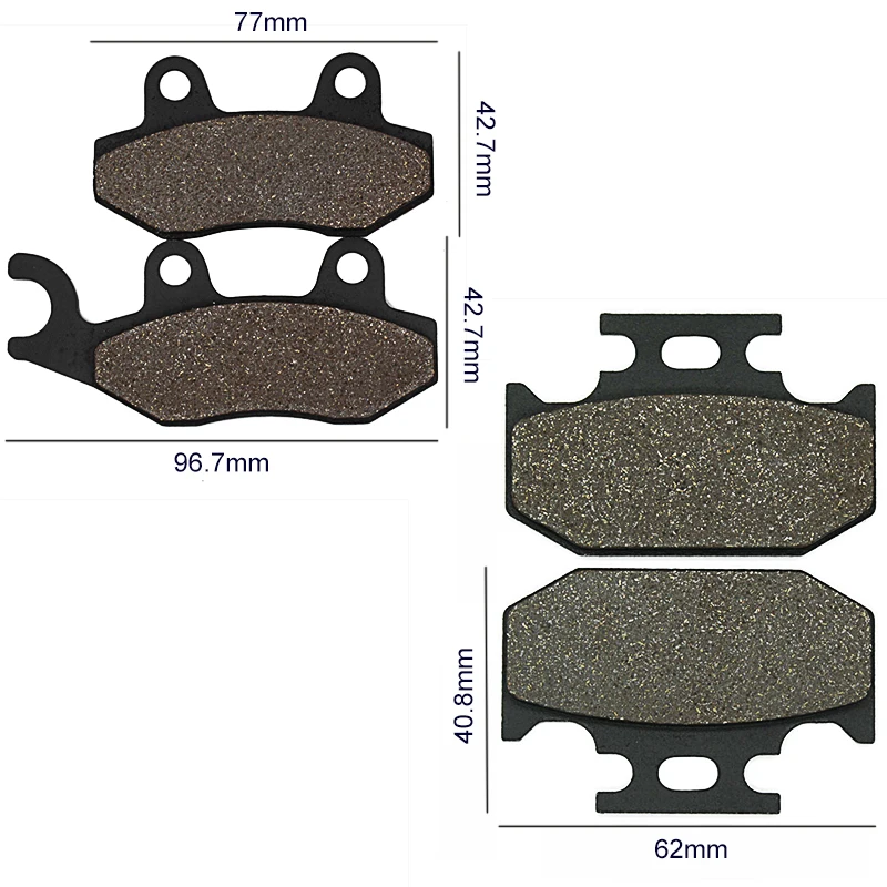 Cyleto Мотоцикл Передние и задние тормозные колодки для YAMAHA TTR 250 TTR250 1999-2006 YZ 250 YZ250 1990 1991 1992 1993 1994 1995 1997