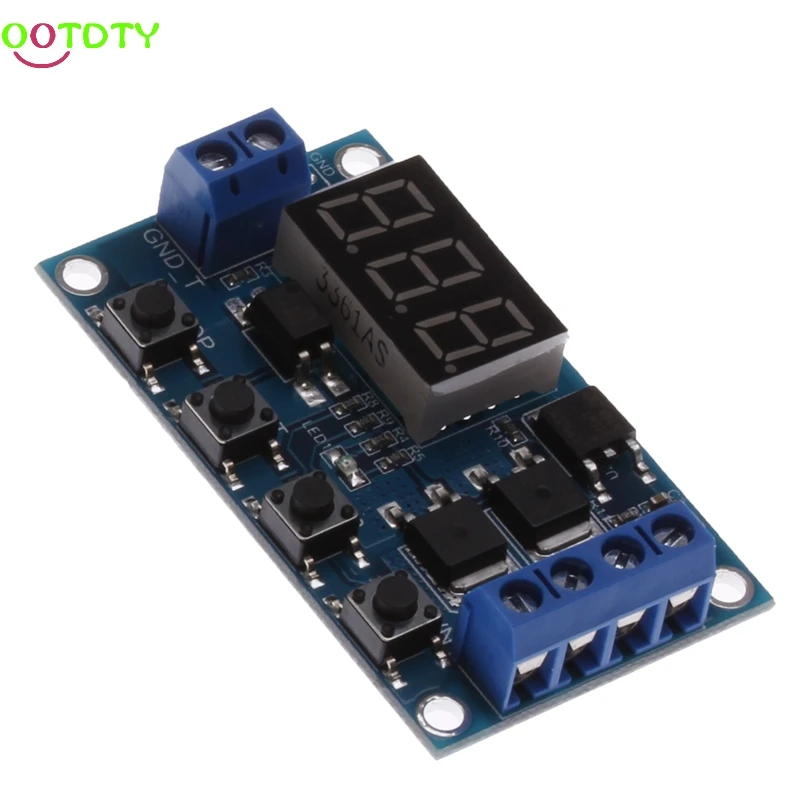 Trigger Cycle Timer Delay Switch Circuit Board MOS Tube Control Module 12 24V 828 Promotion