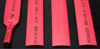 Диаметр 25 мм(ширина 40 мм) термоусадочная трубка 2:1 Полиолефиновый термокабель рукав изолированный провод протектор обертывание DIY разъем ремонт - Цвет: Красный