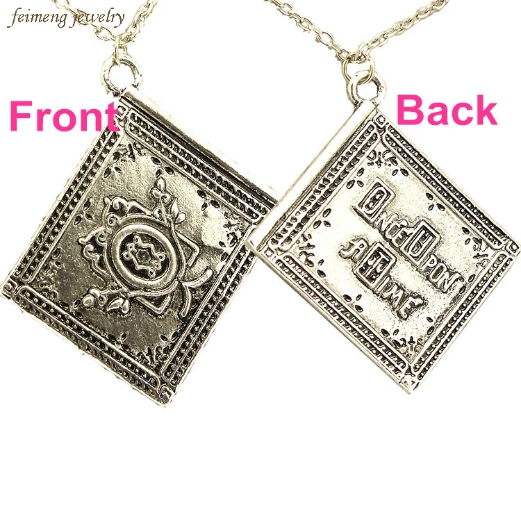 

2015 New Product High Quality 3D Henry Book Once Upon a Time Book Pendant Necklace Women&Men Necklace Wholesale