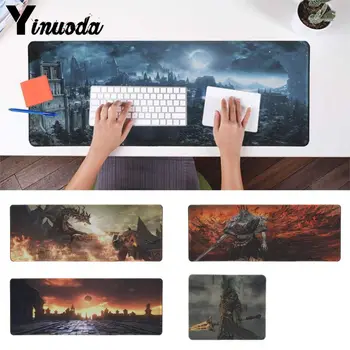 

Yinuoda New Design Dark Souls Locking Edge Mouse Pad Game Free Shipping Large Mouse Pad Keyboards Mat