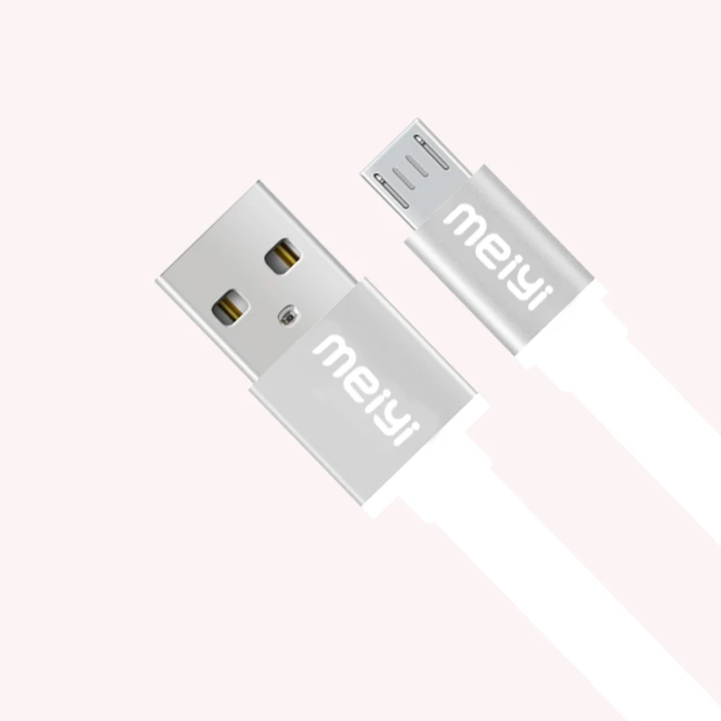 MEIYI металлический соединитель Лапша Micro USB кабель для синхронизации данных