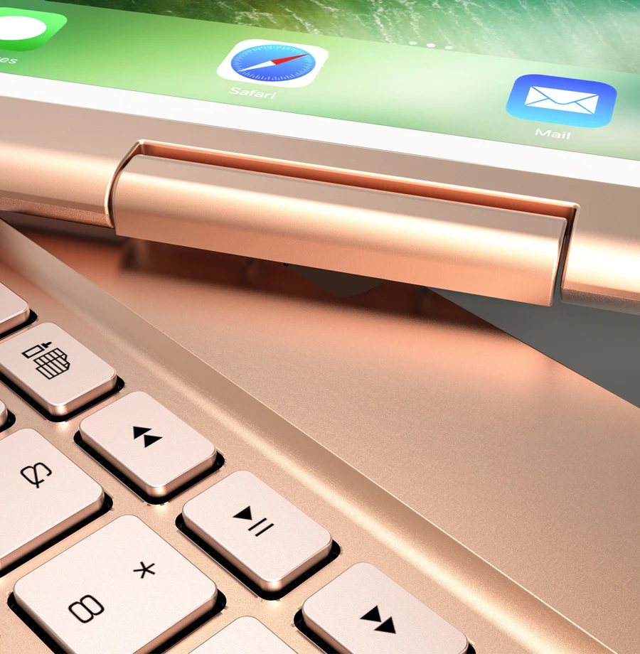 360 Вращающийся чехол из алюминиевого сплава для iPad air 3 10,5 Pro 10,5 дюймов цветная подсветка Bluetooth клавиатура чехол+ ручка+ пленка