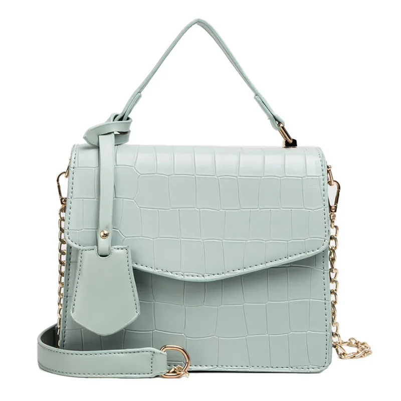 

Elegant Female Tote bag 2019 New Quality Leather Women's Designer Handbag Crocodile pattern Shoulder Messenger Bag Bolsos Mujer