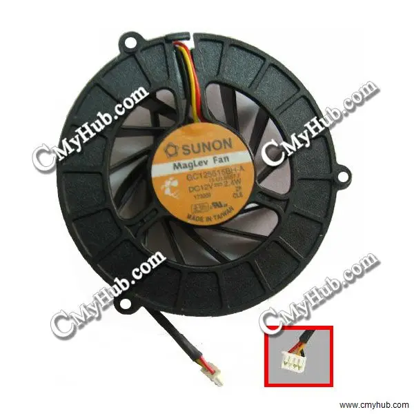 Для Dell Inspiron 5150 5160 GC125515BH-A 13.(2).B557.F 0W0978 W0978 ATDW006T000 Вентилятор охлаждения процессора |