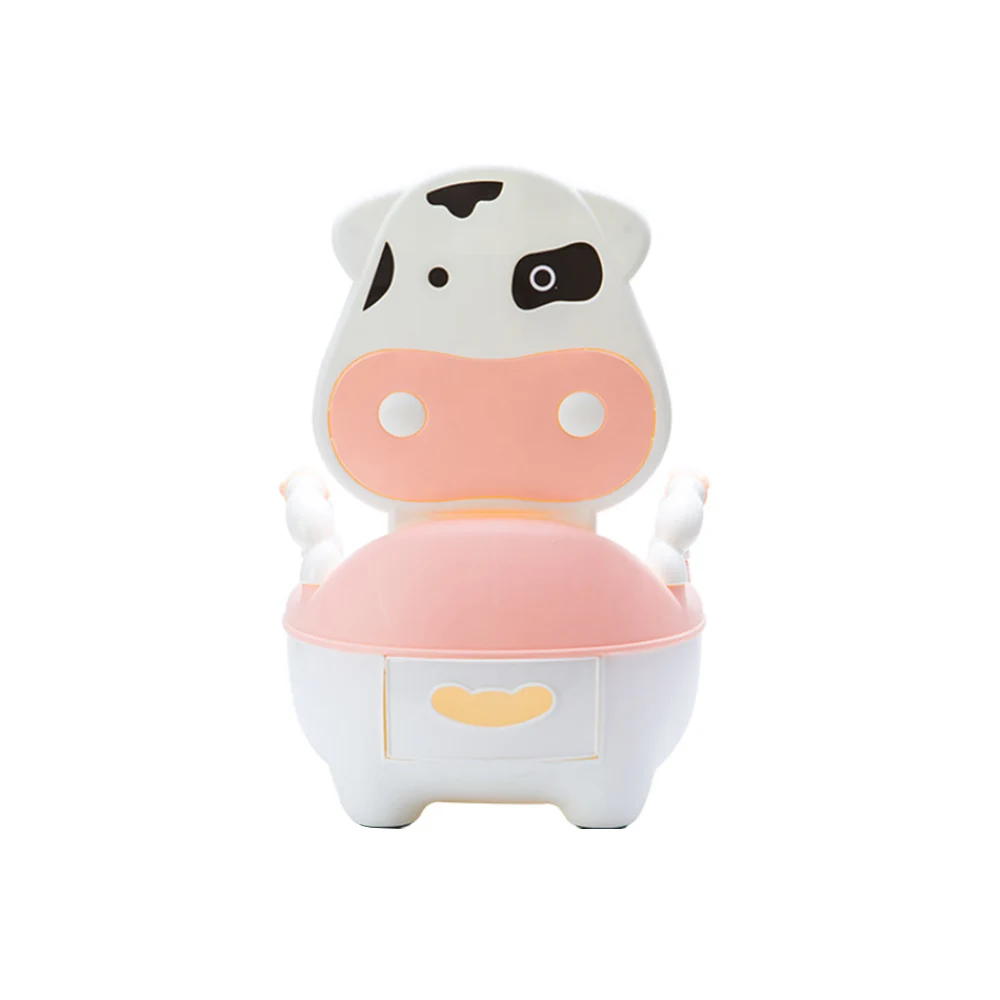

Milk Cow Portable Baby Potty Cute Kids Potty Training Seat Children's Urinals Baby Toilet Bowl Pot Training Pan Toilet Seat