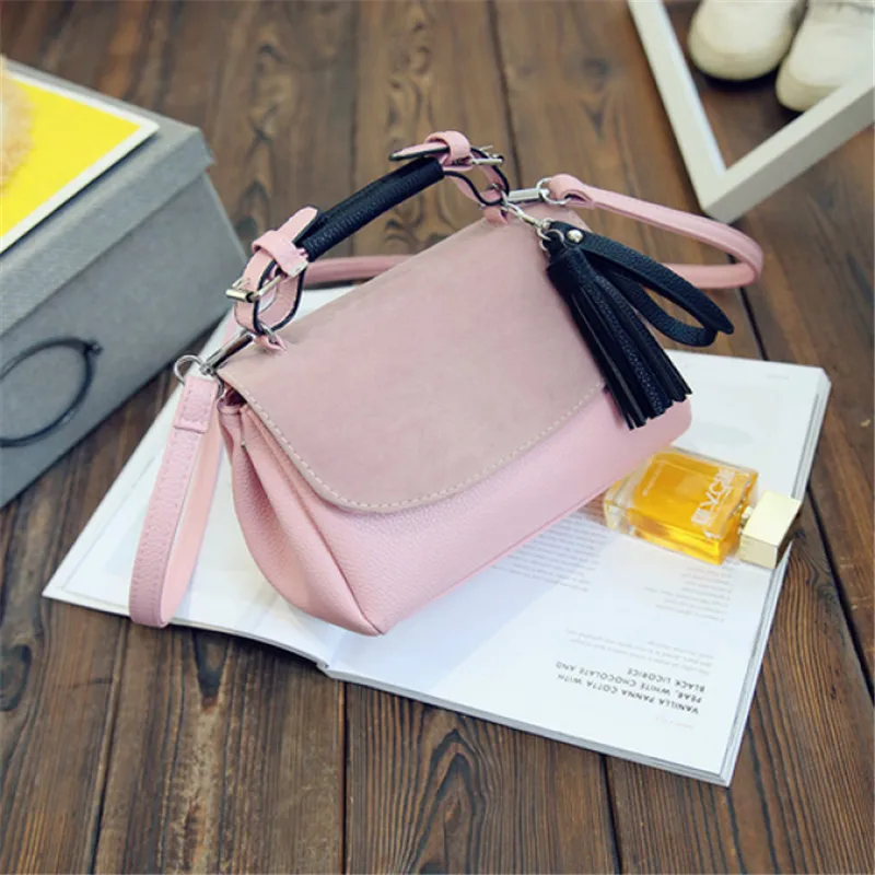 2016Winter Fashion design Bucket Bags Ladies New Fashion Leather Handbags Messenger Shoulder Crossbody Bag for girls