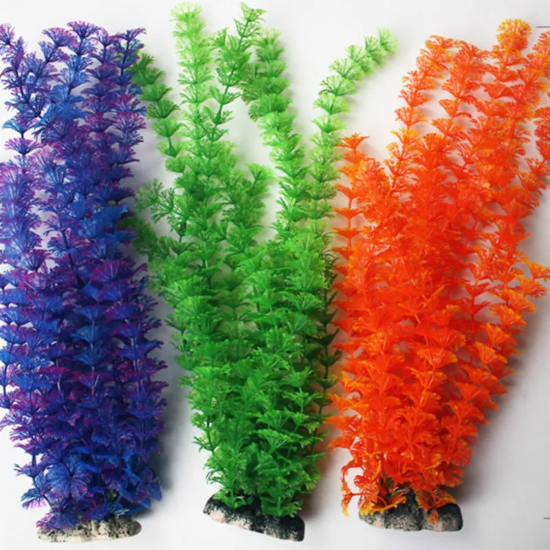 

Simulation Aquarium Large Fake Plant Water Plants Plastic Aquarium Landscape Decoration 40cm Aquarium Accessories Background