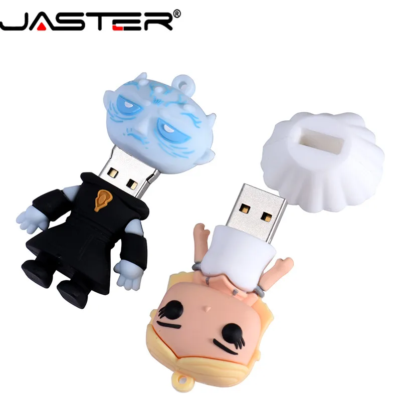 JASTER Cartoon USB 2.0 Right Game Series Flash Drive Yaoh Danielis Tilion Jon Snow pen drive 4GB 16GB 32GB 64GB pendrive U disk