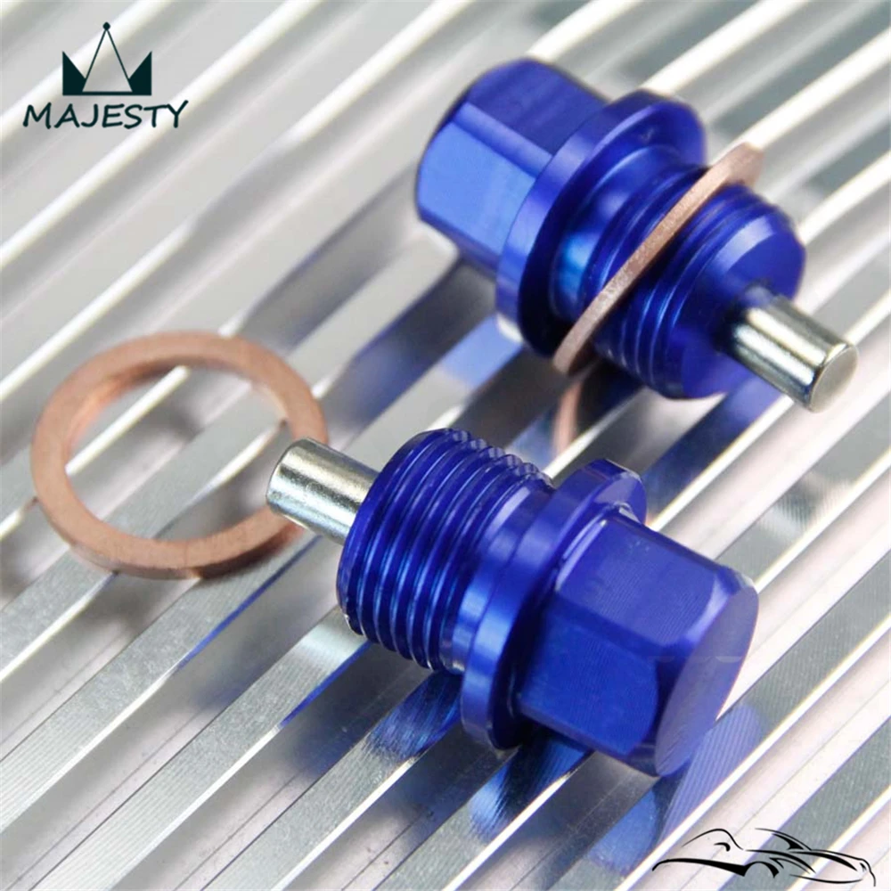 

2PCS M18x1.5 Magnetic Engine Oil Pan Drain Filter Adsorb Plug Bolt + Washer