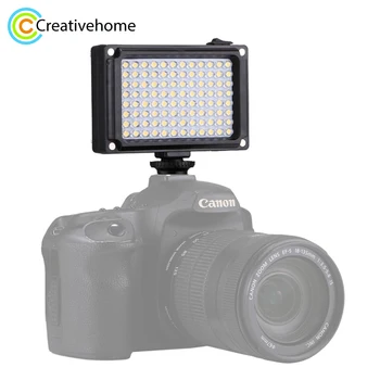 

PULUZ Pocket 96 LEDs 860LM Professional Photography Video & Photo Studio Light with White and Orange Magnet Filters Light Panel