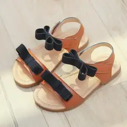 Сандалии Детские Летний стиль 2018 девушка принцесса обувь детей Обувь, сандалии для девочек детская обувь
